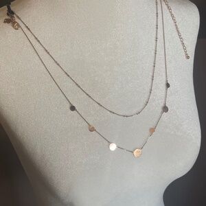 Kate Spade rose gold tone necklace